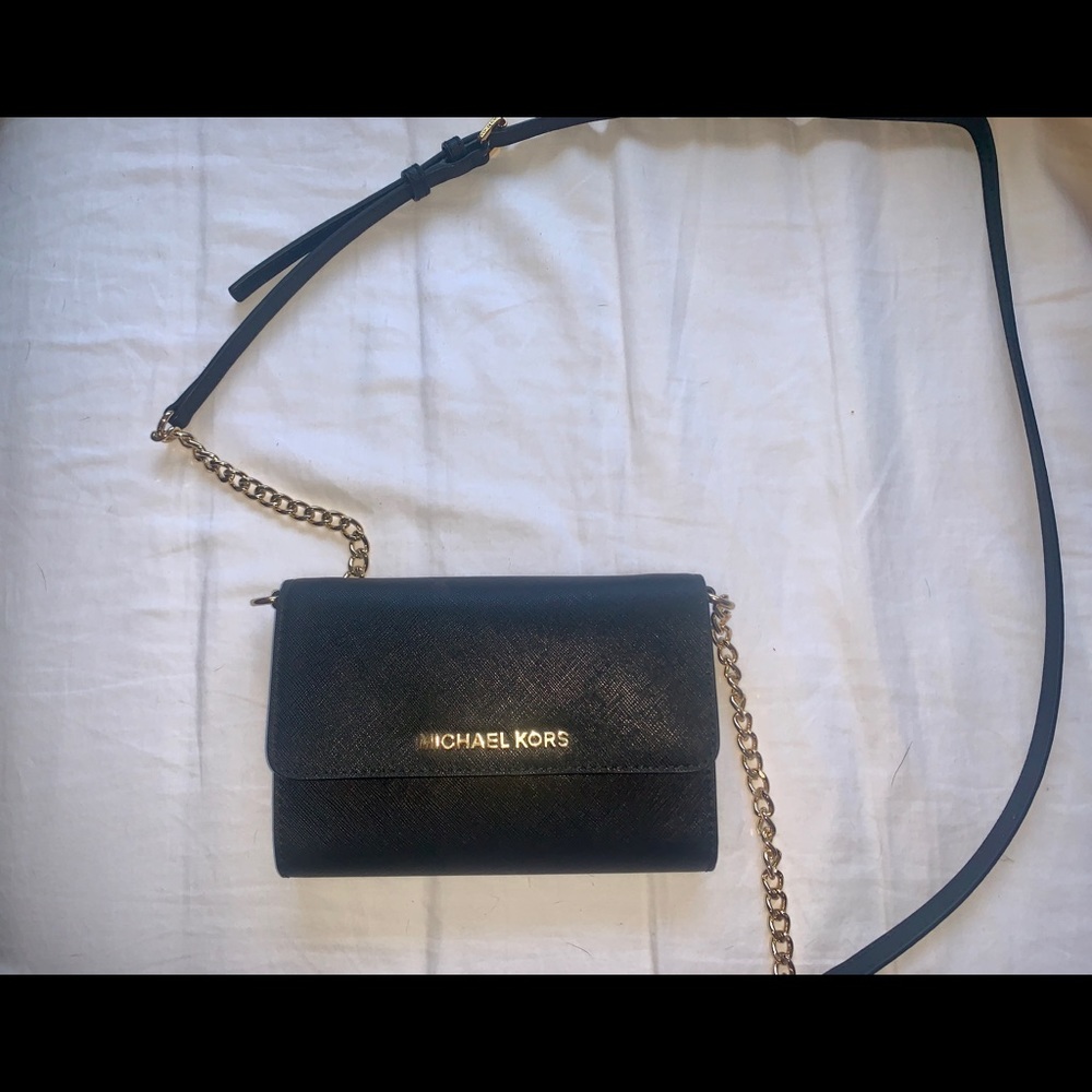 Michael Kors black mini bag